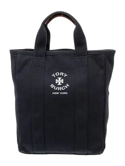 Pre-owned Tory Burch Canvas Backpack In Blue