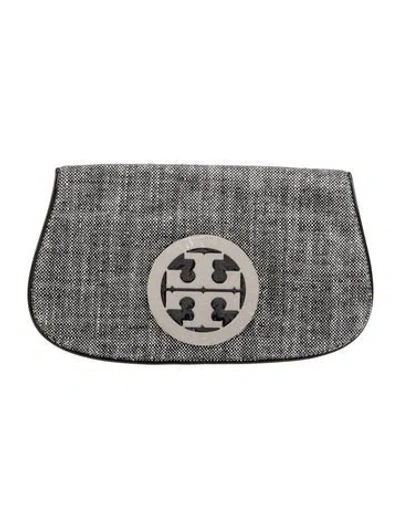 Pre-owned Tory Burch Canvas Clutch In Multi