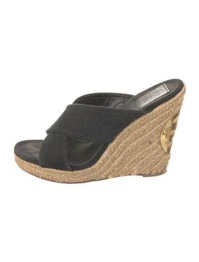 Pre-owned Tory Burch Canvas Espadrilles