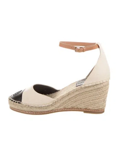 Pre-owned Tory Burch Canvas Espadrilles