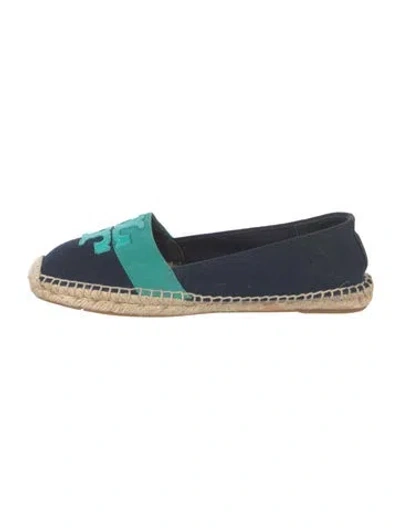 Pre-owned Tory Burch Canvas Espadrilles In Blue