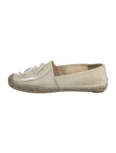 Pre-owned Tory Burch Canvas Espadrilles In Brown