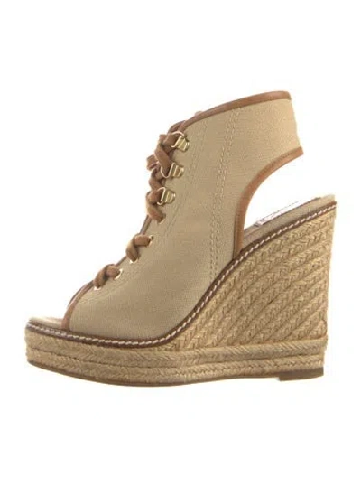 Pre-owned Tory Burch Canvas Espadrilles In Multi