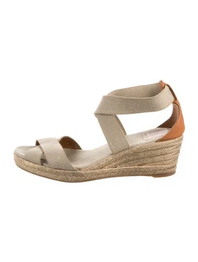 Pre-owned Tory Burch Canvas Espadrilles In Multi