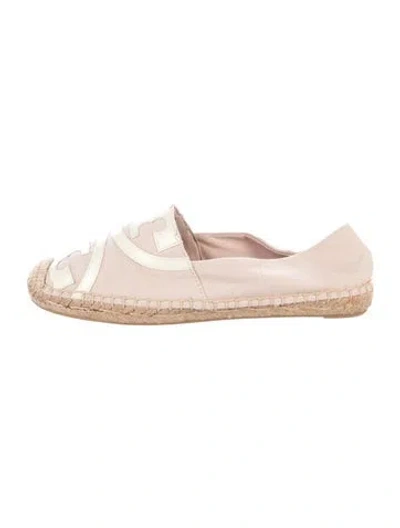Pre-owned Tory Burch Canvas Espadrilles In Pink