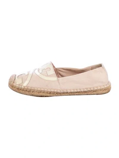 Pre-owned Tory Burch Canvas Espadrilles In Pink