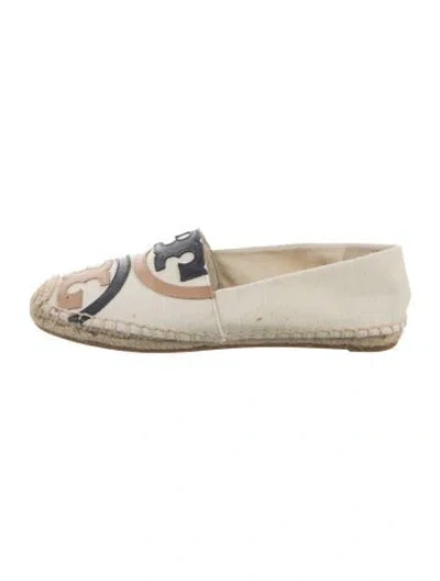 Pre-owned Tory Burch Canvas Patterned Espadrilles