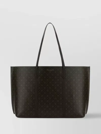 Tory Burch Canvas Perry Shopping Bag With Double Handles