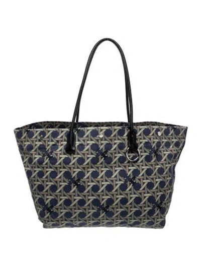 Pre-owned Tory Burch Canvas Tote In Multi