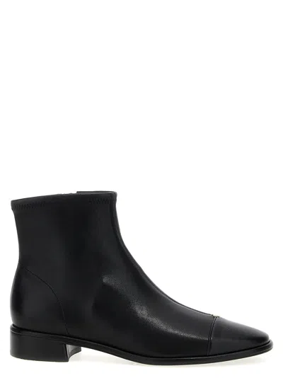 Tory Burch 'cap Toe' Ankle Boots In Black