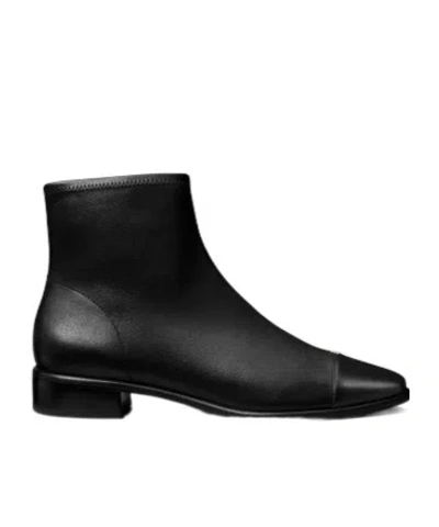 Tory Burch 25mm T Lock Ankle Boots In Black