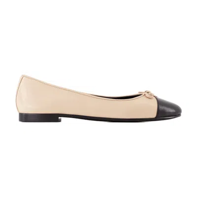 Tory Burch Cap Toe Ballerinas In Pink