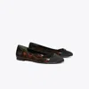 Tory Burch Cap-toe Ballet In Black