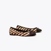 Tory Burch Cap-toe Ballet In Multi
