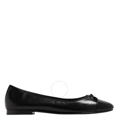 TORY BURCH TORY BURCH CAP-TOE BOW BALLET FLATS