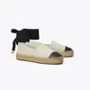 Tory Burch Cap-toe Espadrille In Multi