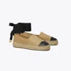 Tory Burch Cap-toe Espadrille In Neutral