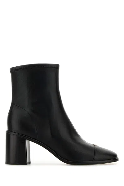 TORY BURCH TORY BURCH BLACK LEATHER ANKLE BOOTS