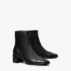 Tory Burch Cap-toe Low-heel Ankle Boot In Perfect Black/perfect Black
