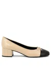 Tory Burch Cap-toe Pump Shoes In Pink
