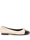 Tory Burch Ballet Flats With Contrasting Toe