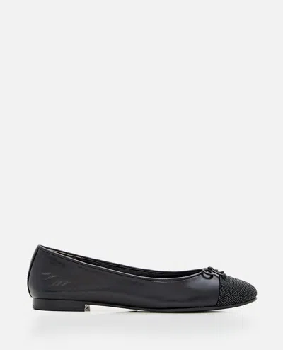 TORY BURCH CAP-TOE PAVE BALLET