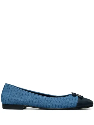 Tory Burch Flat Shoes In Blue