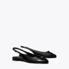 Tory Burch Cap-toe Slingback In Perfect Black/perfect Black