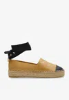 Tory Burch Beige Leather Espadrilles