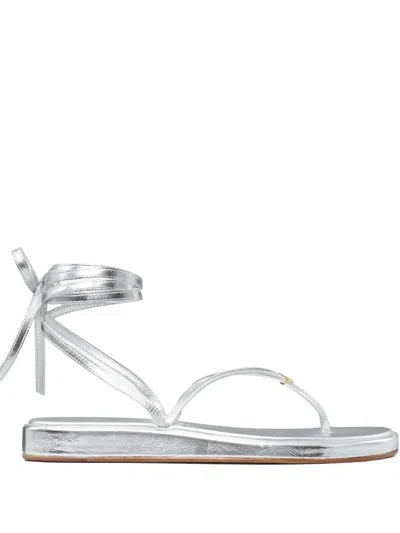 Tory Burch Capri Metallic Strappy Sandals
