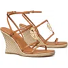 Tory Burch Capri Miller Espadrille Wedge In Gold