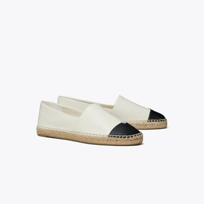 Tory Burch Cap-toe Espadrille In White