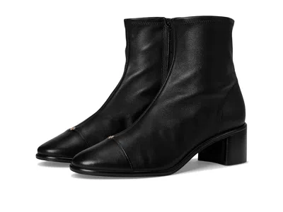 Tory Burch Cap-toe Heel Ankle Boot 50mm In Black