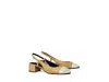 Tory Burch Cap-toe Leather Slingback Pump In Neutral