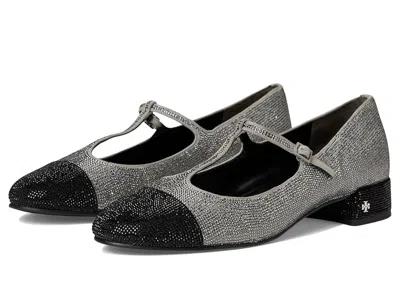 Tory Burch Cap-toe T-strap Pave Heel Ballet 25 Mm