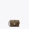 Tory Burch Card Case Lanyard In Brown