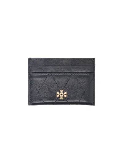 Tory Burch Cardholder "charlie" In Black