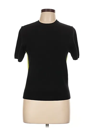 Pre-owned Tory Burch Cardigan Sweater In Black