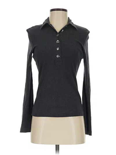 Pre-owned Tory Burch Cardigan Sweater In Gray