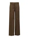 Tory Burch Cargo Trousers In Brown