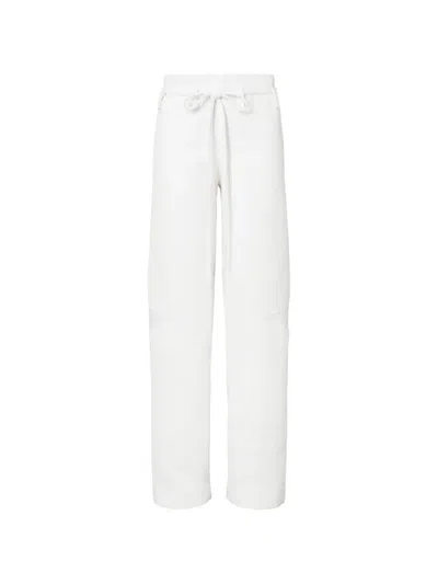 Tory Burch Cargo Trousers In White