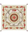 Tory Burch Carousel Silk Neckerchief In Red