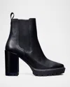 Tory Burch Chelsea 70mm Lug Bootie In Toasted Caramel