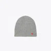 Tory Burch Cashmere Beanie In Gray