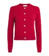 Tory Burch Cashmere Button Cardigan In Multi
