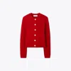 Tory Burch Cashmere Cardigan In Red