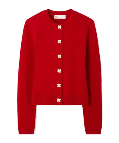TORY BURCH TORY BURCH CASHMERE BUTTON CARDIGAN