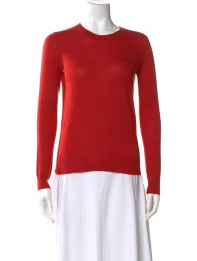Pre-owned Tory Burch Cashmere Crew Neck Top In Multi
