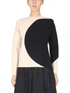 Tory Burch Colorblock Crewneck Sweater