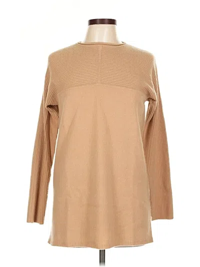 Pre-owned Tory Burch Cashmere Pullover Sweater In Brown